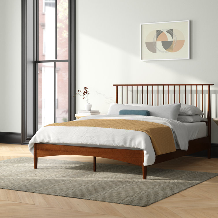Mercury Row Kilgo Solid Wood Bed Frame & Reviews Wayfair.co.uk